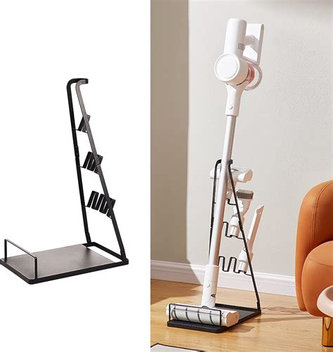 brightshow stable metal storage bracket stand holder for dyson v10|BRIGHTSHOW Dyson Vacuum Stand, Stable Metal Storage .